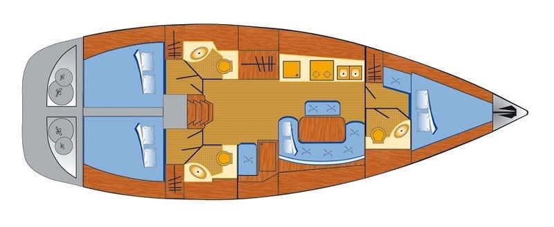 Beneteau Cyclades 43.4 | Orion 11