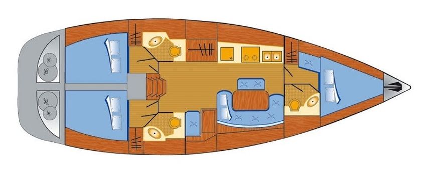 Beneteau Cyclades 43.4 | Orion 11