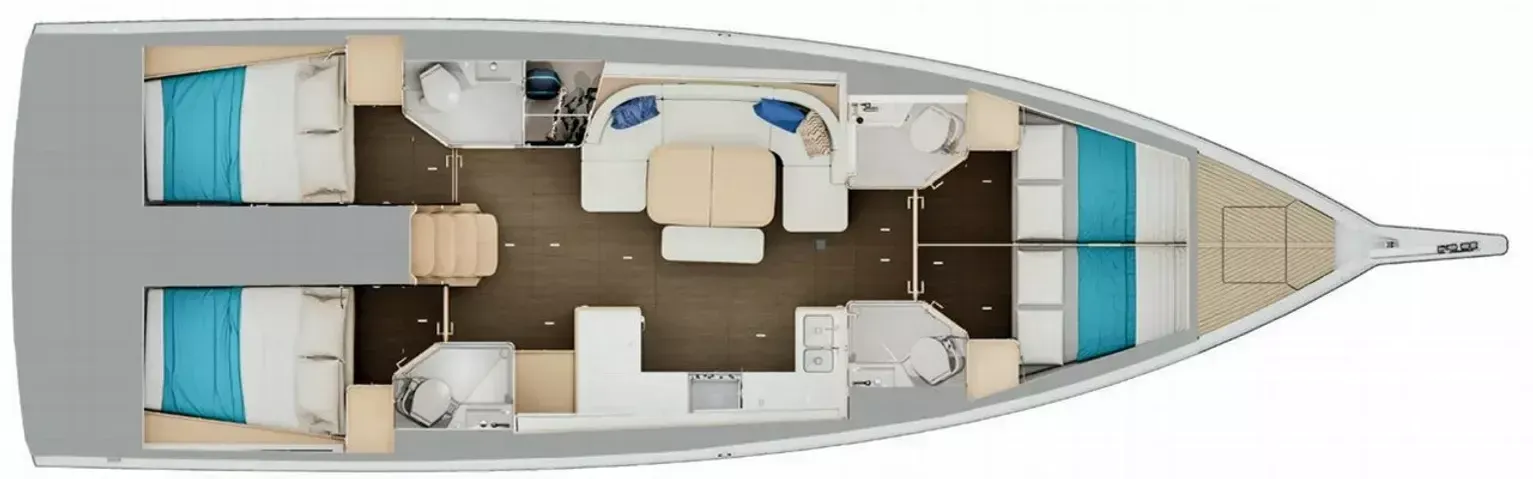 Jeanneau Sun Odyssey 455 | Magic Kiss