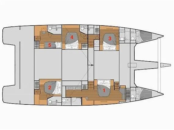 Fountaine Pajot Alegria 67 | Mus 3