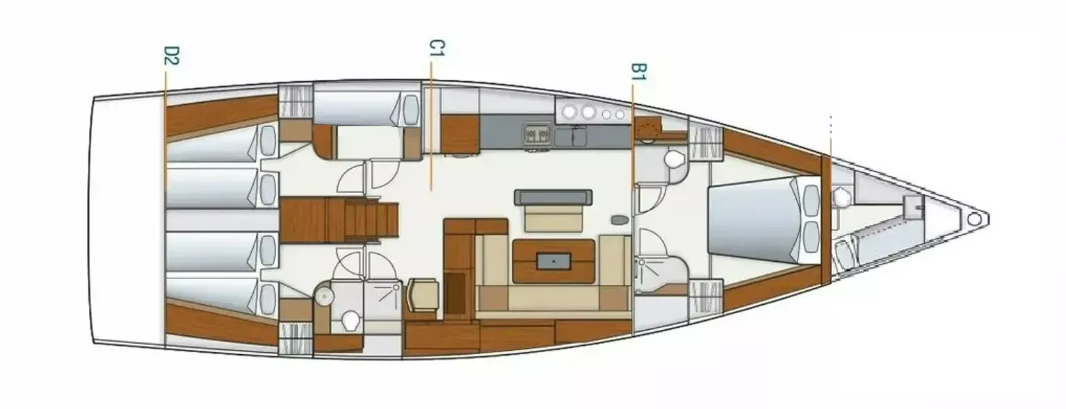 Hanse 575 | Social Distance