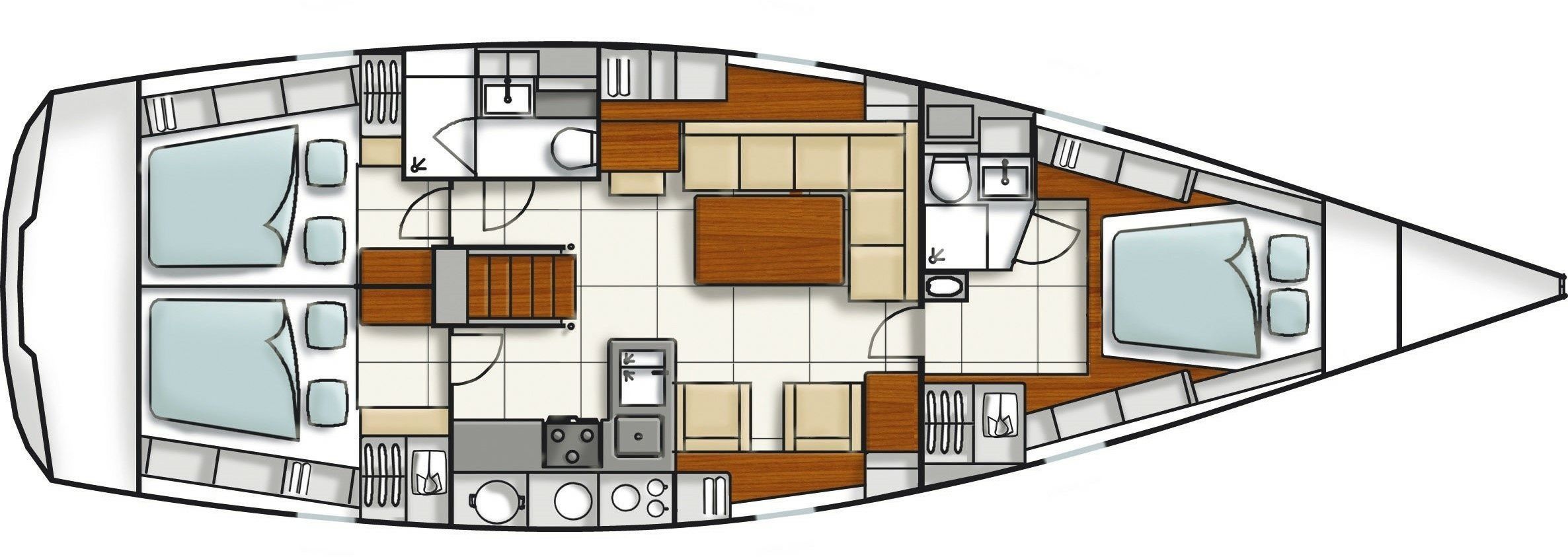 Hanse 470 | Aile